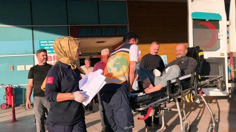 Ormanlık alanda feci kaza Ellerini zincire sıkıştıran adamın 6 parmağı koptu