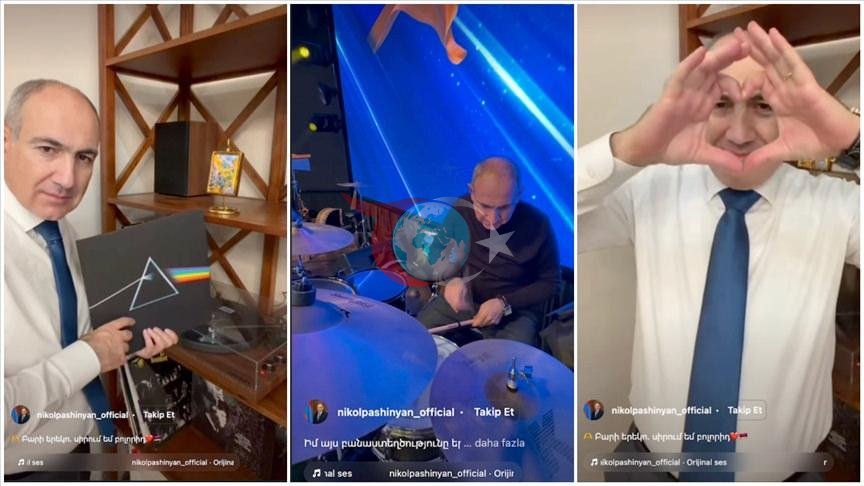 Nikol Paşinyanın sosial media paylaşımlarından bəzi bölmələr