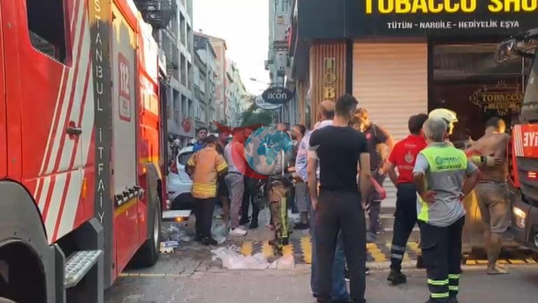 Son dakika: Bakırköyde otel yangını Ekipler müdahale ediyor