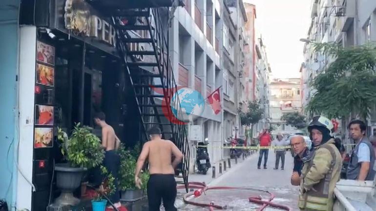 Son dakika: Bakırköyde otel yangını Ekipler müdahale ediyor