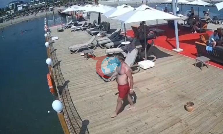 Alanyada dağıdıcı görüntü. Başı dayaz suya tullanan tətilçi həyatını itirdi