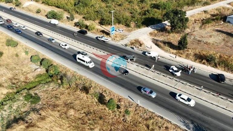 Бурсада жолго төгүлгөн күйүүчү май ал жерди согуш талаасына айландырды. Кырсыкка 10го жакын унаа катышты.