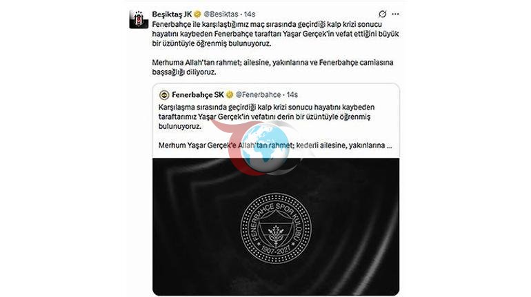 Фенербахче-Бешикташ дербисинде стадиондо болгон кыйраткыч окуя. Жүрөк оорусунан каза болгон ардагер бир класста 