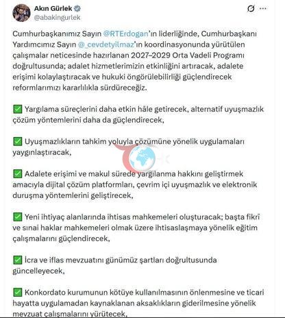 Министр Гүрлек: Реформаларыбызды чечкиндүүлүк менен улантабыз