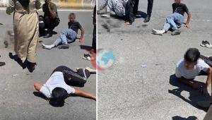 Ağrıda korkunç kaza Çocukları ezip başka araca binerek kaçtı