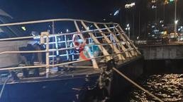 Mudanya'da İDO deniz otobüsü iskeleye çarptı