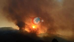 Antaliyada yanğın xəbərdarlığı hava və qurudan müdaxilə davam edir