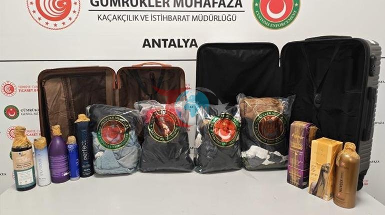 Ekipler Antalya Havalimanı’nda ele geçirdi Tam 18 kilo 921 gram