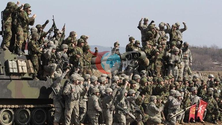 Güney Kore, ABD ve Japonyanın düzenlediği ortak askeri tatbikat başladı