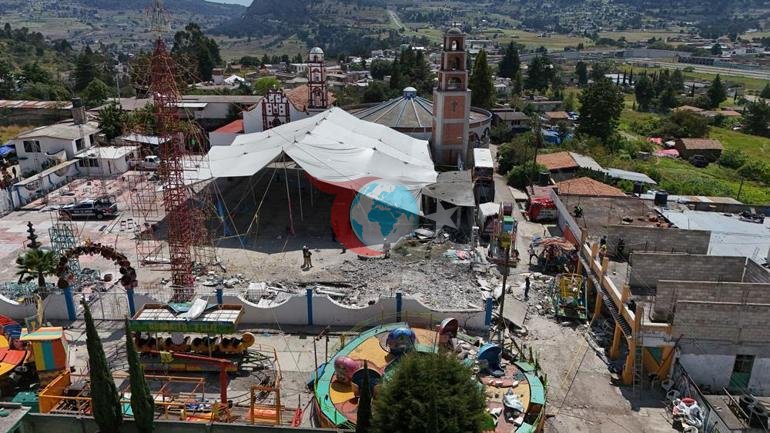 Meksikada festival savaş alanına döndü Havai fişek patlamasında en az 10 ölü, 64 yaralı