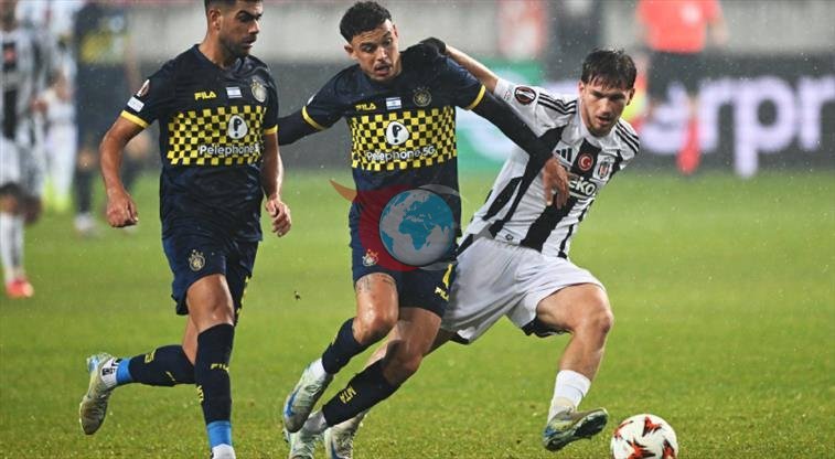 2024 yılında oynanan Beşiktaş - Maccabi karşılaşmasından bir kare