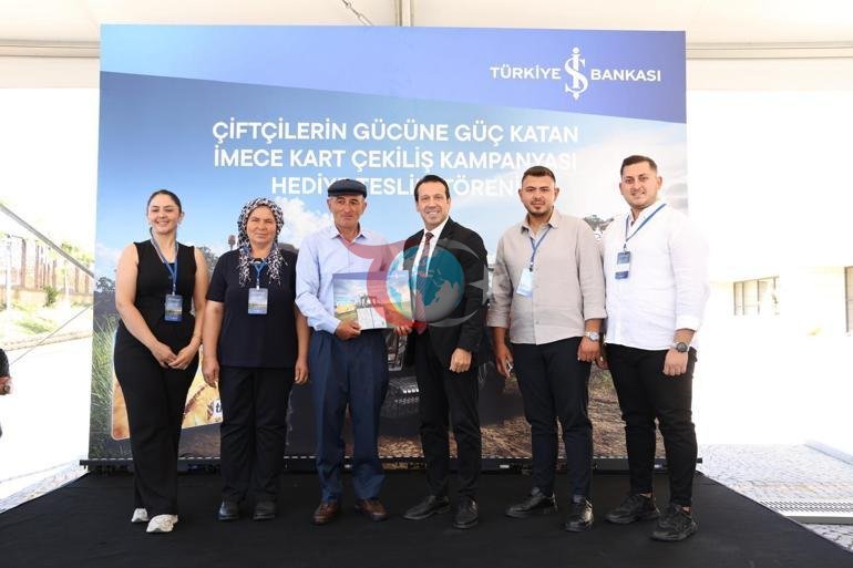 İmece Kart çekilişinde kazanan çiftçilere ödülleri teslim edildi