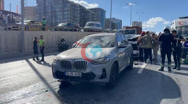 Beylikdüzünde zincirleme kaza Yaralılar var