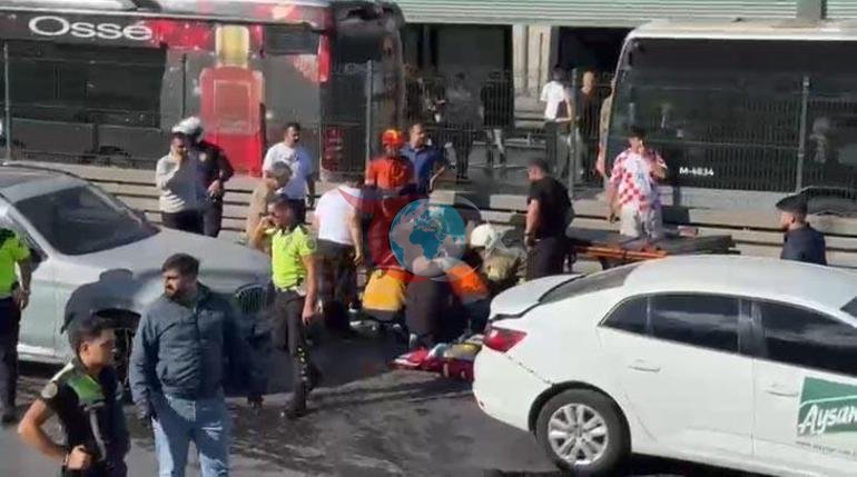 Beylikdüzünde zincirleme kaza Yaralılar var