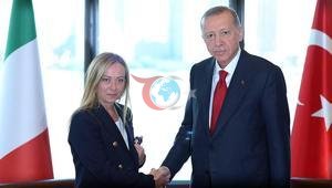 İtalya Başbakanı Meloniden Cumhurbaşkanı Erdoğana teşekkür