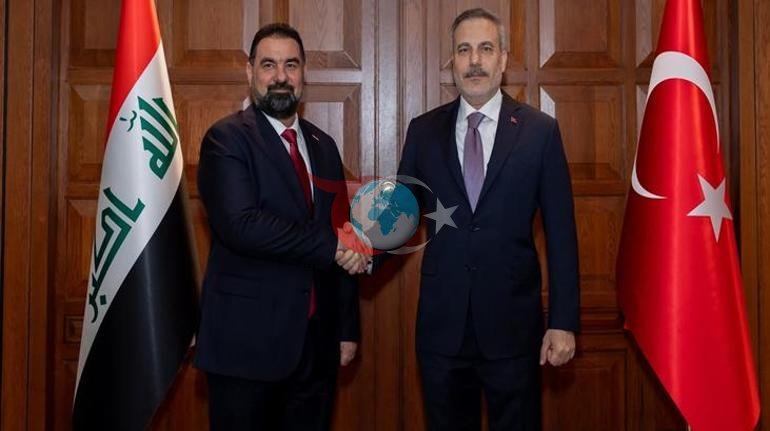 Dışişleri Bakanı Hakan Fidan, KKTC Başbakanı ve Irak Temsilciler Meclisi Başkanını kabul etti