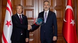 Dışişleri Bakanı Hakan Fidan, KKTC Başbakanı ve Irak Temsilciler Meclisi Başkanını kabul etti