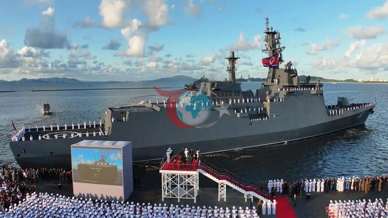 Kuzey Kore'nin En Gelişmiş Savaş Gemisi Kang Kon Filoya Katıldı: Pyongyang'dan Gövde Gösterisi