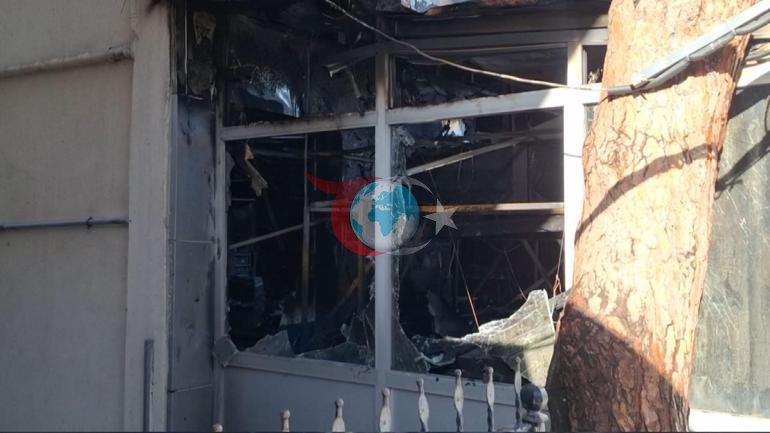 İstanbul Kartal’da korkutan yangın Market alev alev yandı