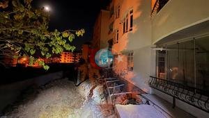 Tunceli’de temel kazısı sırasında toprak kaydı: 5 katlı bina tahliye edildi