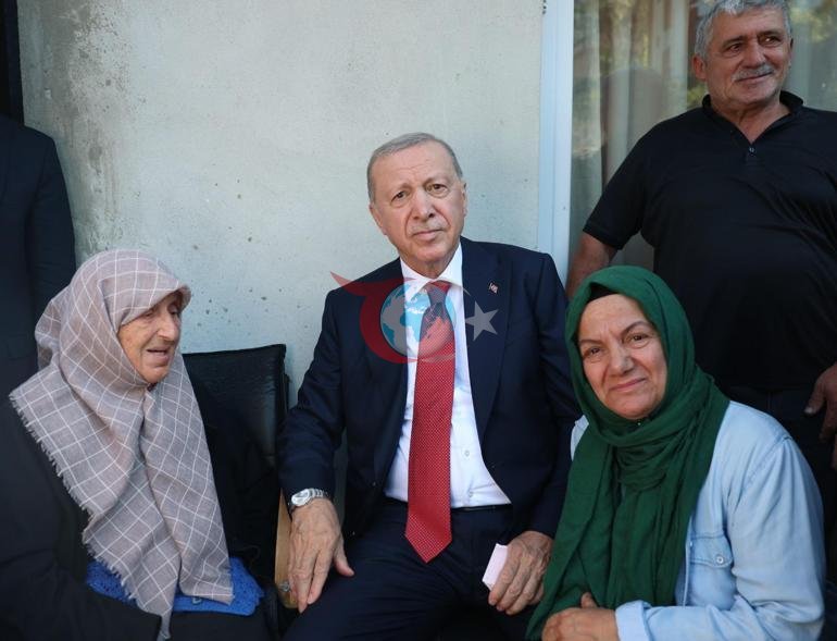 Cumhurbaşkanı Erdoğan, Rizede komşularını ziyaret etti