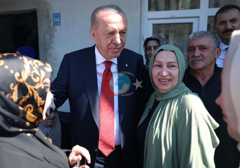 Cumhurbaşkanı Erdoğan, Rizede komşularını ziyaret etti