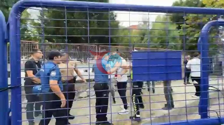 Zonguldak Kömürspor - Karabük İdman Yurdu maçında taraftarlar arasında arbede