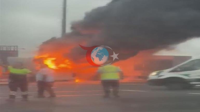 Kuzey Marmara Otoyolunda otobüs alev topuna döndü Ölü ve yaralılar var