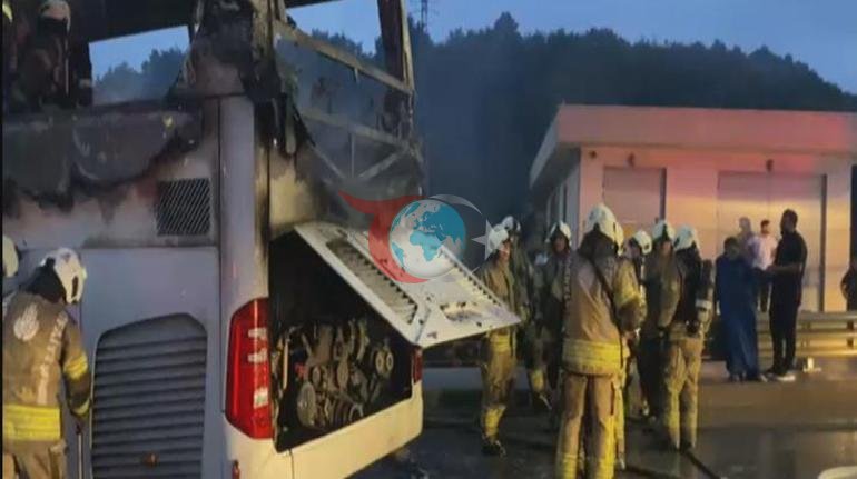 Kuzey Marmara Otoyolunda otobüs alev topuna döndü Ölü ve yaralılar var