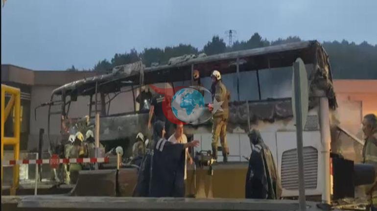 Kuzey Marmara Otoyolunda otobüs alev topuna döndü Ölü ve yaralılar var