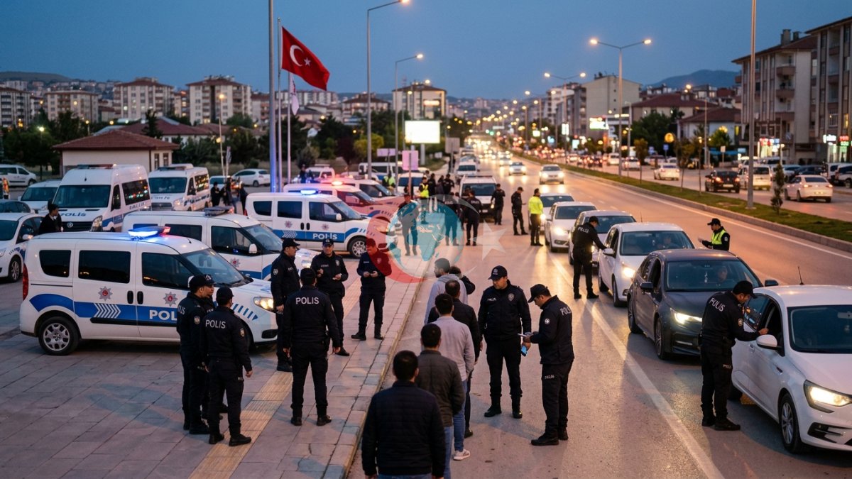 Elazig'da ommaviy jamoat tartibini saqlash operatsiyasi: 14 nafar qidiruvdagi gumondor qo'lga olindi