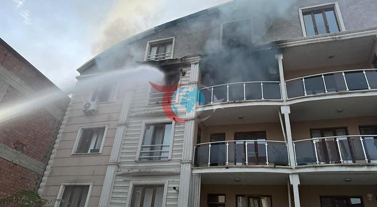 Iğdırda yangın 18 kişi tahliye edildi