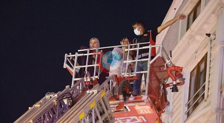 Iğdırda yangın 18 kişi tahliye edildi