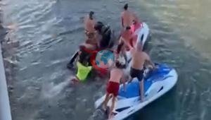 Düzcede feci deniz kazası Jetski, köprünün ayağına çarptı: 1 ölü, 1 yaralı