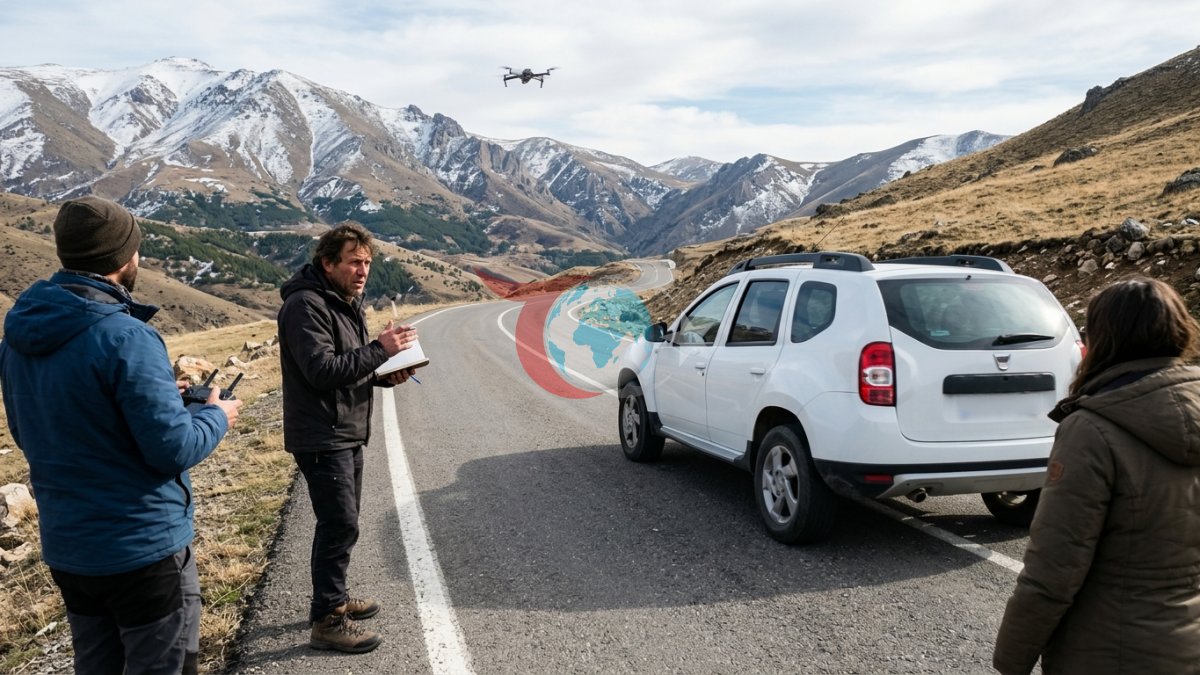 Erzurum'da Yeni Bir Gizemli Yol Keşfedildi: Kontaksız Araçlar Yokuş Yukarı Tırmanıyor