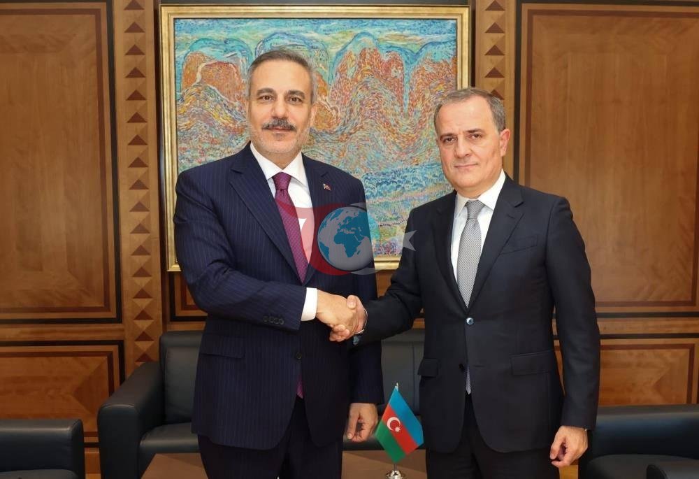 Bakan Hakan Fidan, Bakü'de Azerbaycan Dışişleri Bakanı Bayramov ile görüştü.