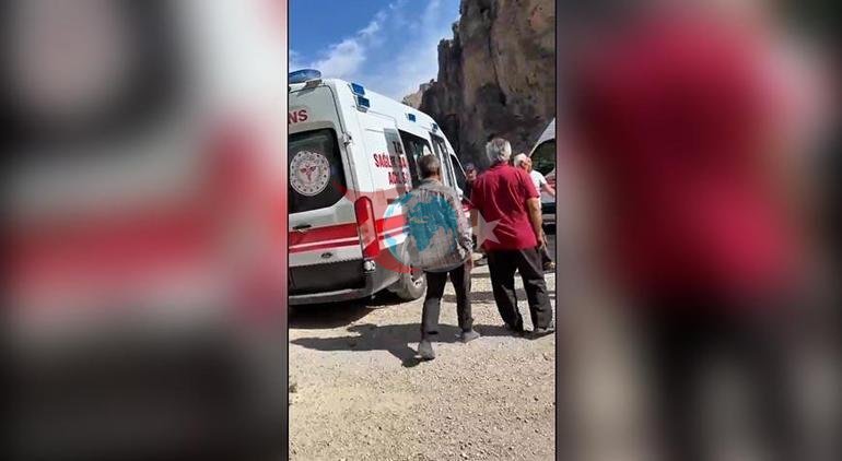 Malatyada qorxunc qəza Vasitə dərəyə uçdu: 1 ölü, 1 yaralı