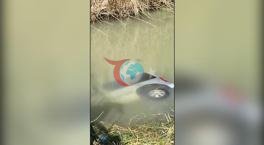 Malatya’da feci kaza! Araç çaya uçtu: 1 ölü, 1 yaralı