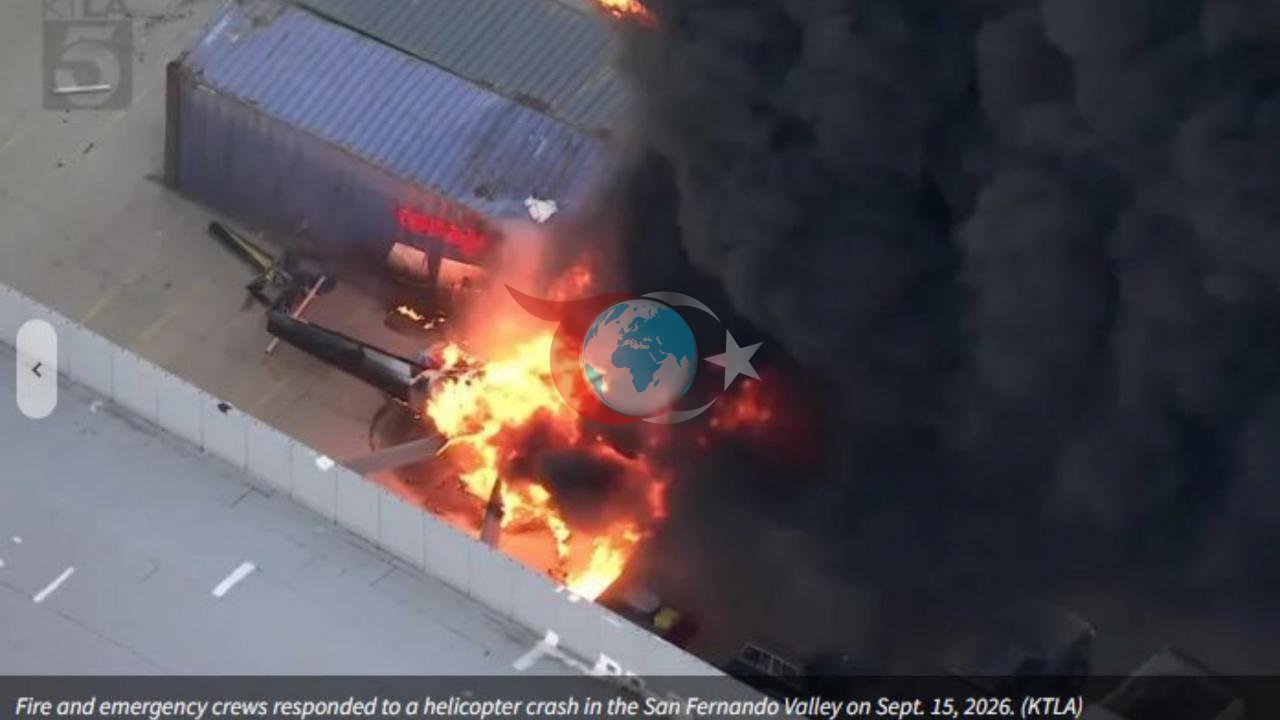 Los Angeles'ta Facia: Haber Helikopteri Düştü, 3 Kişi Hayatını Kaybetti!