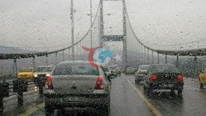 İstanbulda yağış yağmağa başladı: Trafik sıxlığı yüzdə 83-ə çatdı