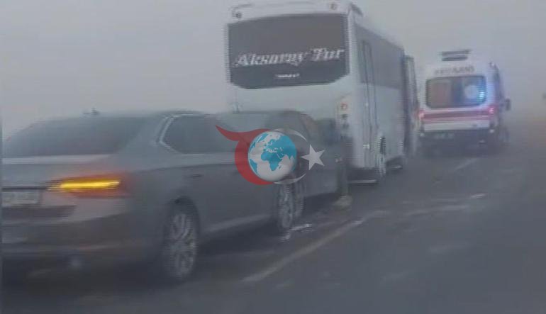 Aksaray-Konya karayolunda zincirleme kaza: Çok sayıda yaralı var