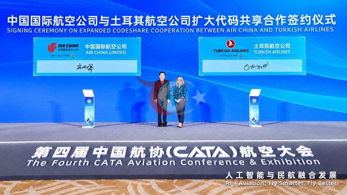 Türk Hava Yolları ve Air China Ortaklığını Genişletti: Çin ve Türkiye Arasında Dev Uçuş Ağı