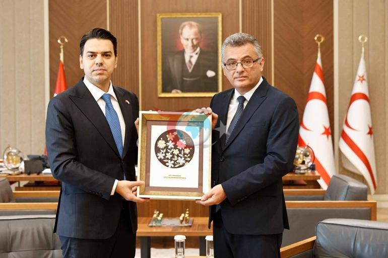 KKTC Cumhurbaşkanı Erhürman, TİKA Başkanı Ereni kabul etti