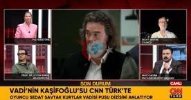 Türkiye’nin konuştuğu Kazım Kaşifoğlu karakterini canlandıran isim CNN Türk canlı yayınında