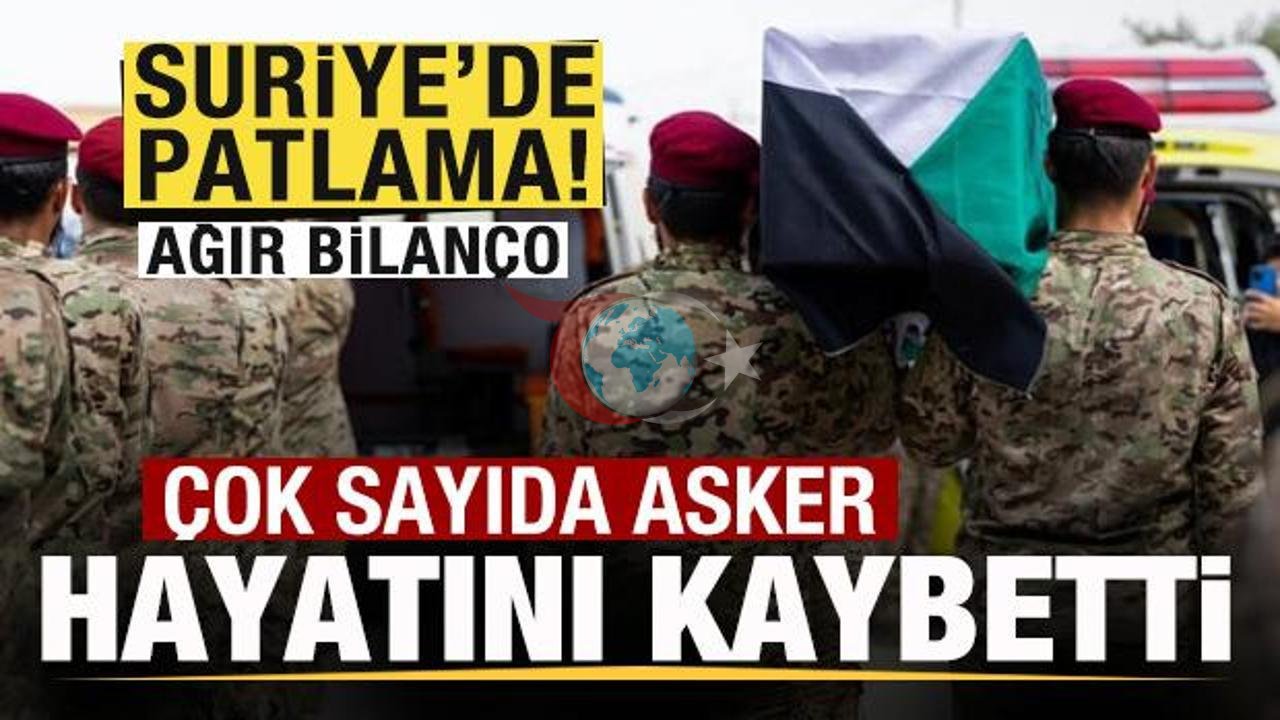 Suriye'de Askeri Mühimmat Deposunda Şiddetli Patlama: 11 Asker Hayatını Kaybetti