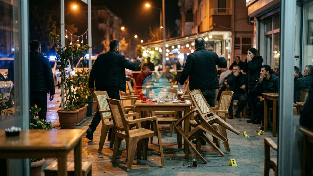 Manisa'da Çay Bahçesinde Silahlı Saldırı Dehşeti: Husumetlilerini Hedef Aldı, Masum Müşteriyi Vurdu