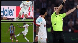 Trabzonspor-Galatasaray maçının tartışmalı pozisyonlarını eski hakemler yorumladı! 'Görmesine rağmen yanlış değerlendirdi'