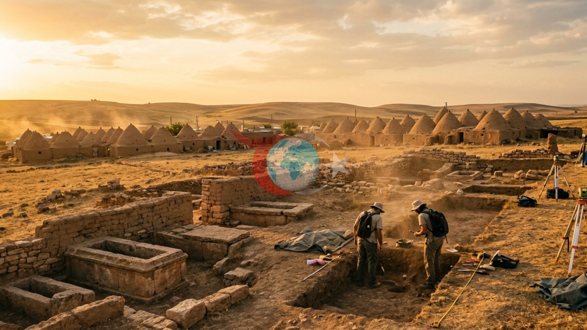 Harran'da Tarihi Keşif: Öztaş ve Büyüktaşlı Nekropol Alanları I. Derece Sit Alanı İlan Edildi