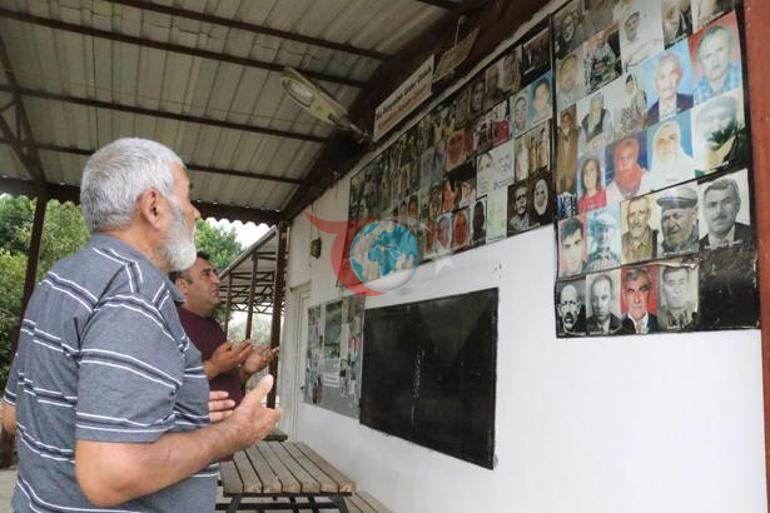 Antalya’da gören şaşırıyor Köy meydanındaki duvara bakan Allah rahmet eylesin diyor