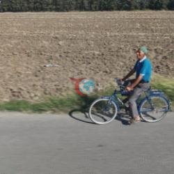 85 yaşlı Hacı baba gündə 20 kilometr pedal vurur